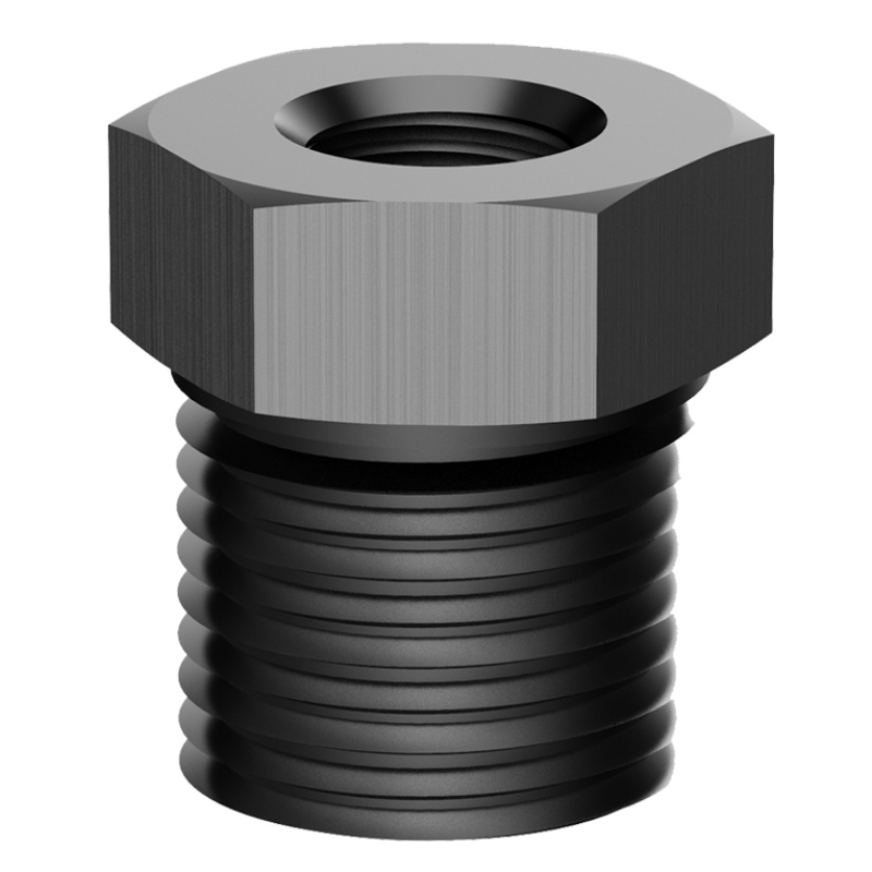 1/4 NPT maschio a 1/8 NPT femmina adattatore di montaggio del riduttore esagonale Boccola di alluminio vuoto