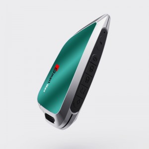 Chiave di auto LCD intelligente, voce di aggiornamento senza chiave, chiave automobilistica verde blocco automatico&sblocca avviatore di auto remoto, accessori antipasti di sostituzione FOB chiave, display logo del veicolo